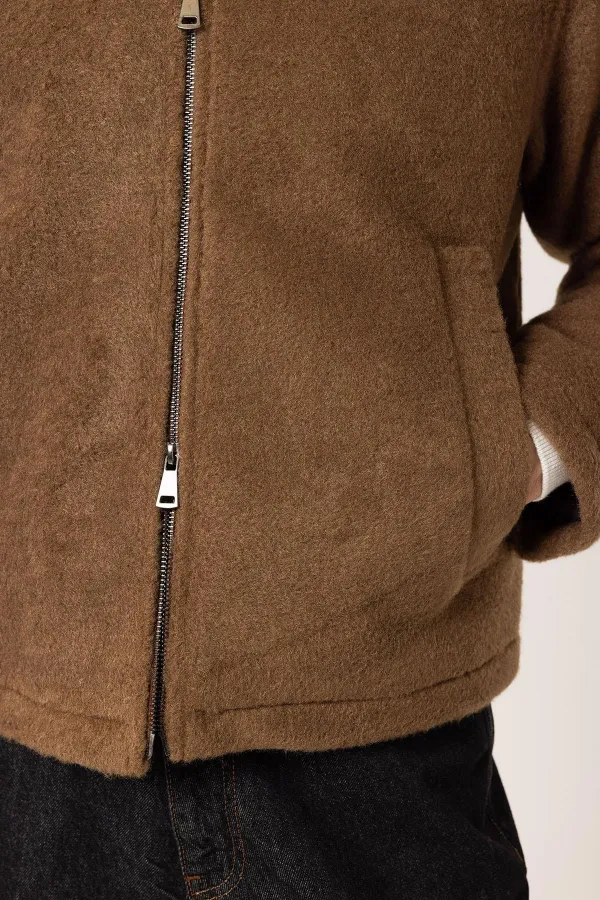 Veste pour homme Antioch Coffee, texture douce et décontractée