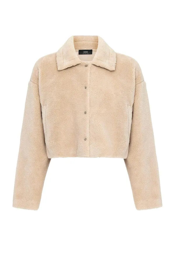 Antioch Bej Kadın Yumuşak Dokulu Mont