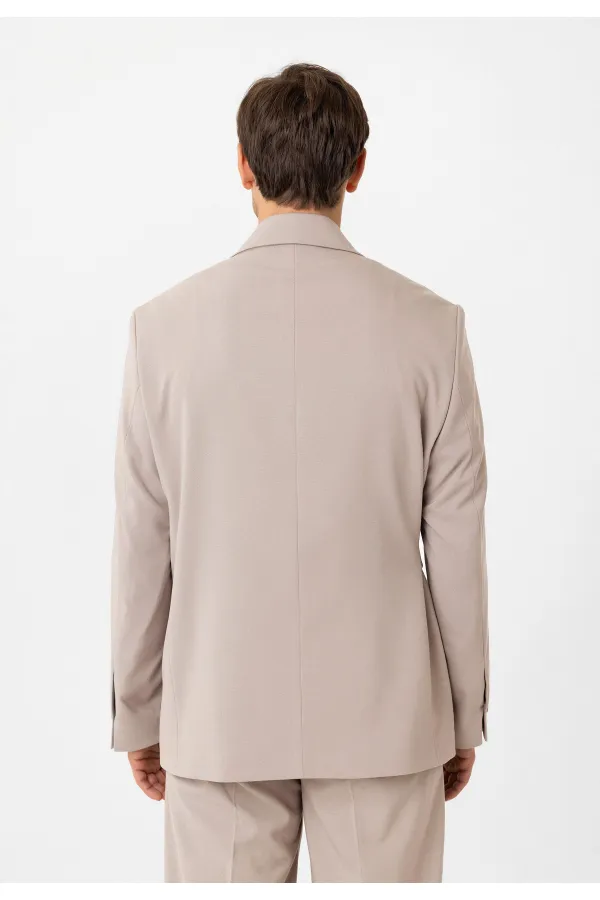 Antioch Taş Kuşaklı Relax Fit Erkek Blazer Ceket