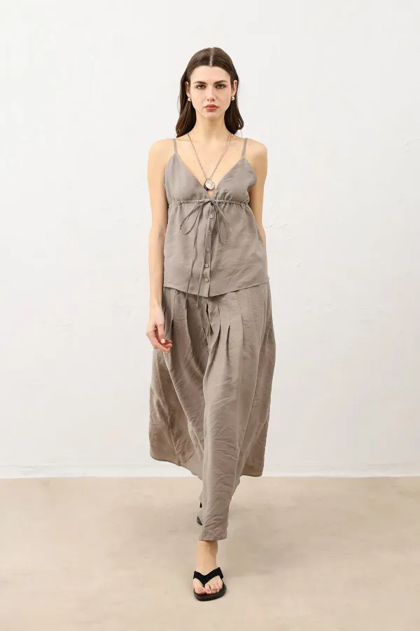 Antioch Vizon Dökümlü Kadın Etek