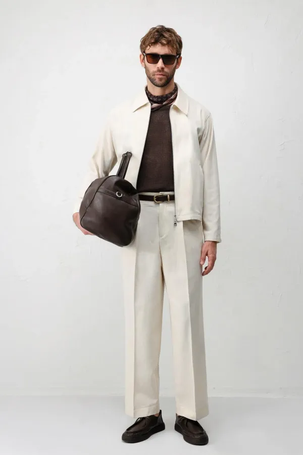 Veste pour homme Antioch à texture écru