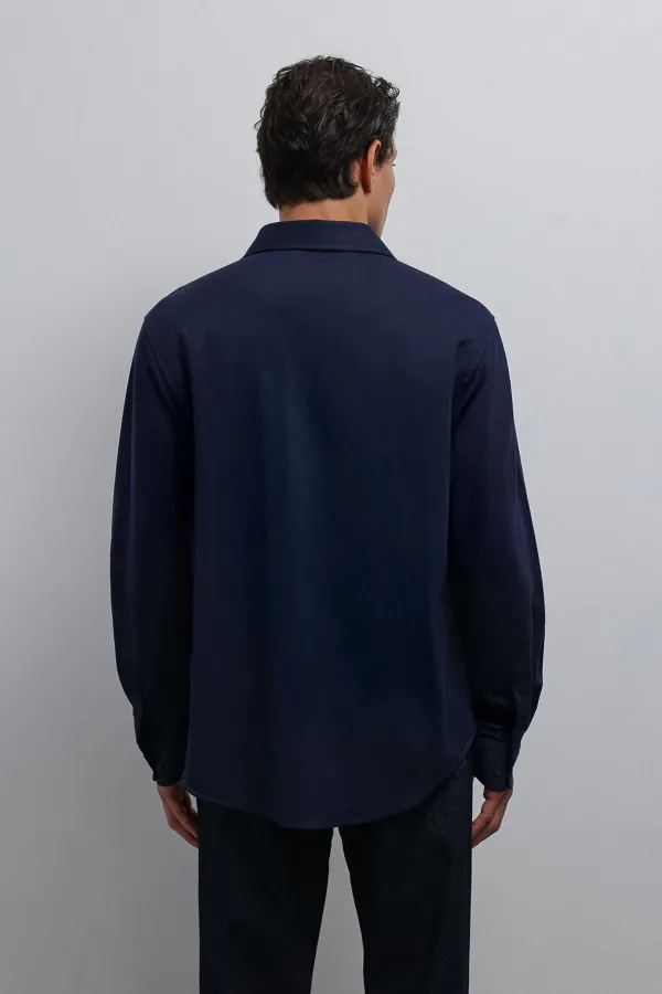 Chemise homme Antioch Navy Relax Fit