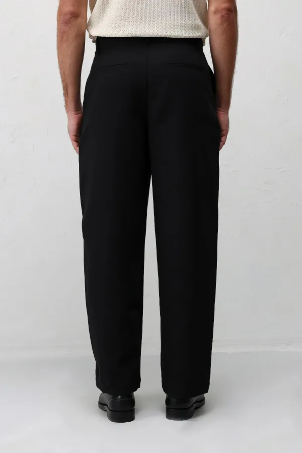 Antioch Siyah Relaxed Fit Erkek Pantolon