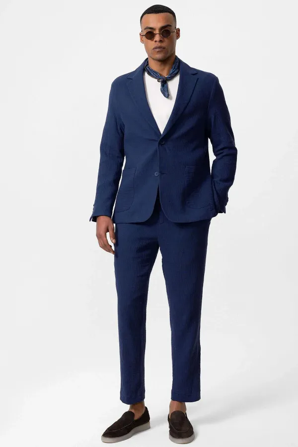 Antioch Lacivert Astarsız Torba Cepli Erkek Blazer Ceket Antioch Lacivert Astarsız Torba Cepli Erkek Blazer Ceket
