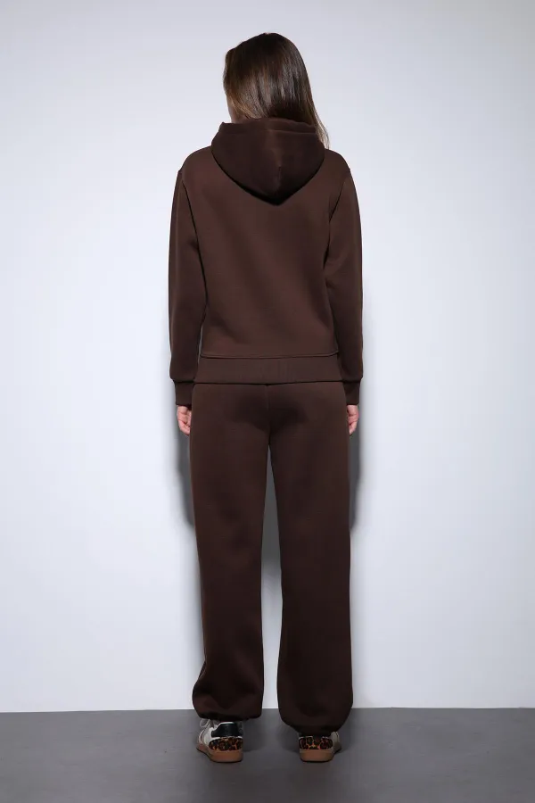 Antioch Coffee Hooded Basic Women's Sweatshirt