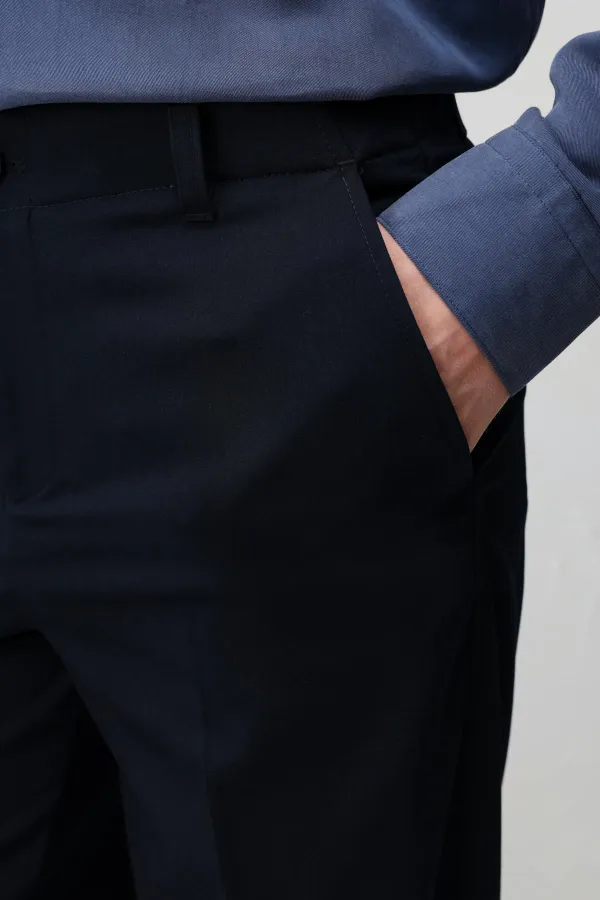 Pantalon Antioch Navy coupe droite pour homme