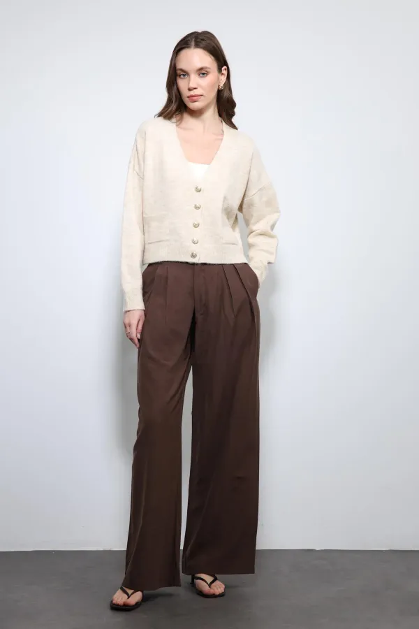 Antioch Taş Yün Karışımlı Hırka