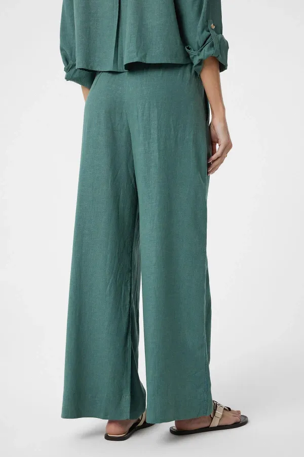 Antioch Yeşil Şerit Detaylı Kadın Pantolon