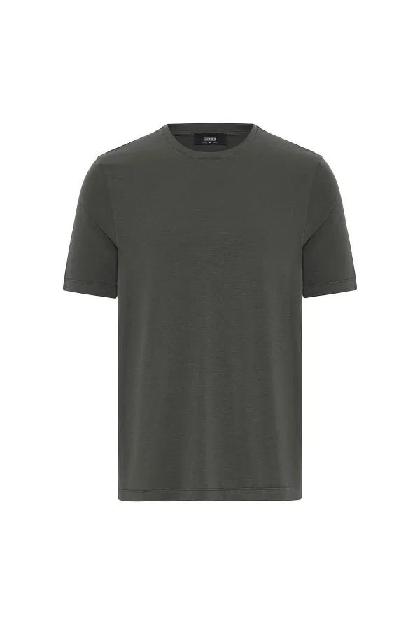 Antioch Khaki Regular Fit Basic Men's T-Shirt