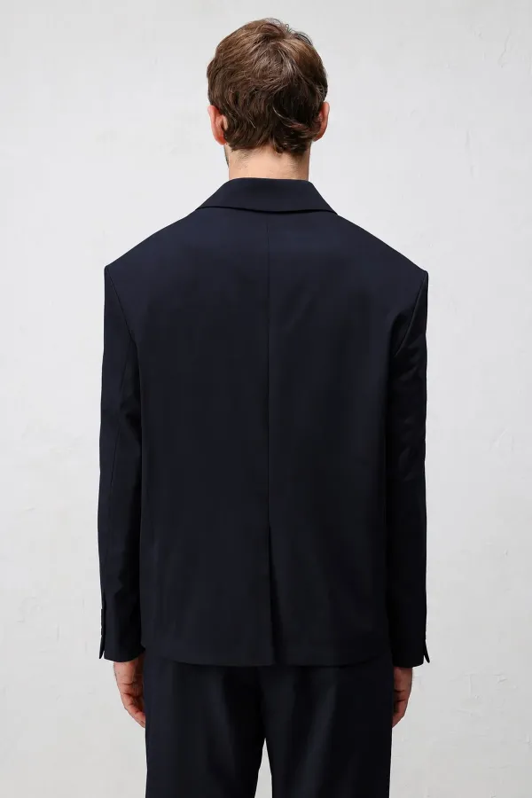 Antioch Açık Lacivert Relaxed Fit Erkek Blazer Ceket Antioch Açık Lacivert Relaxed Fit Erkek Blazer Ceket