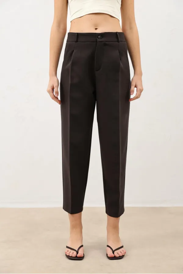 Antioch Kahve Pensli Kadın Pantolon