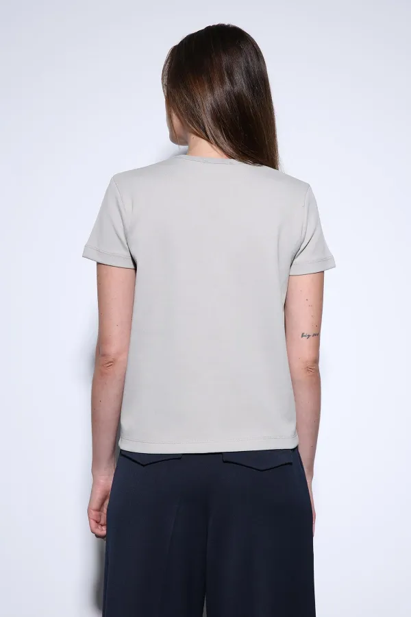 Antioch Taş Basic Kadın T-Shirt