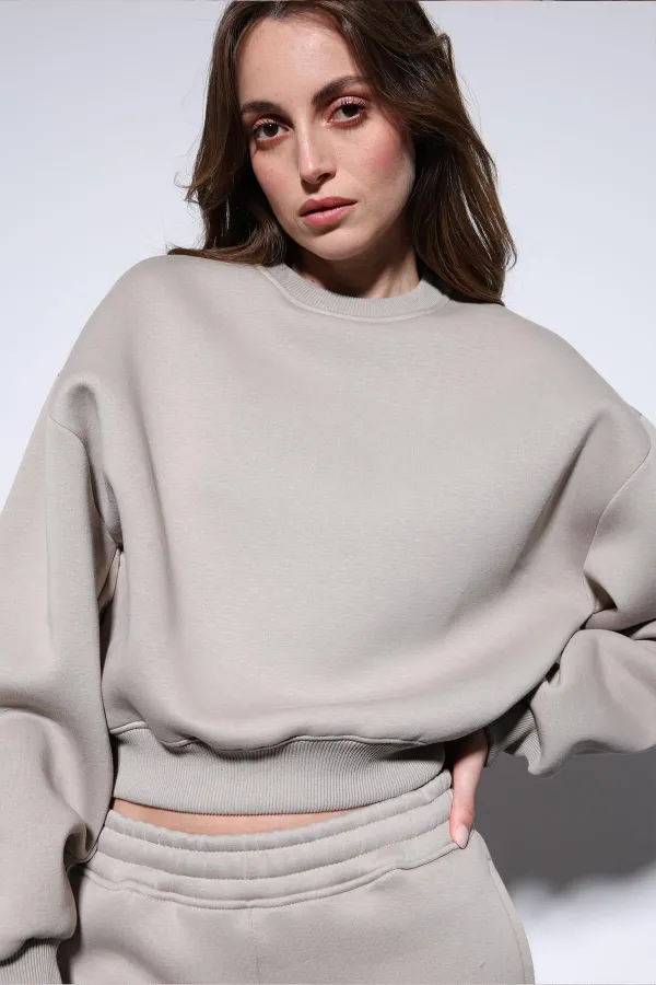 Antioch Light Mink Basic Women's Sweatshirt