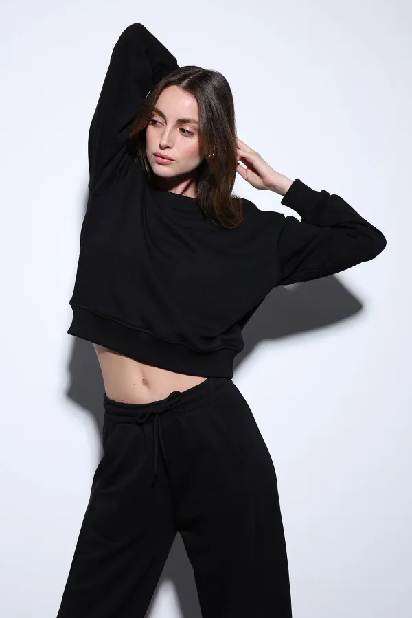 Antioch Black Basic Women's Sweatshirt