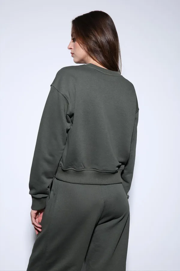 Antioch Khaki Basic Women's Sweatshirt