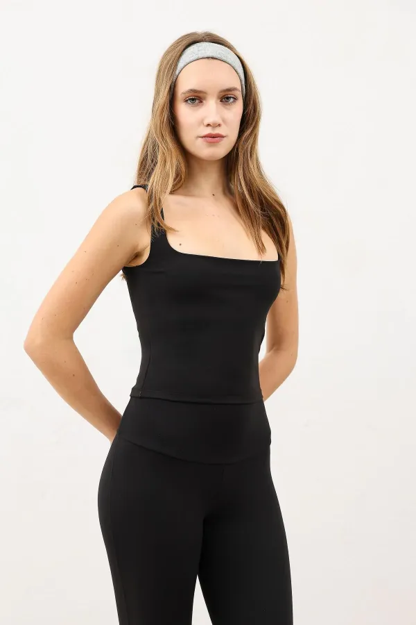 Antioch Black Strappy Women's Top