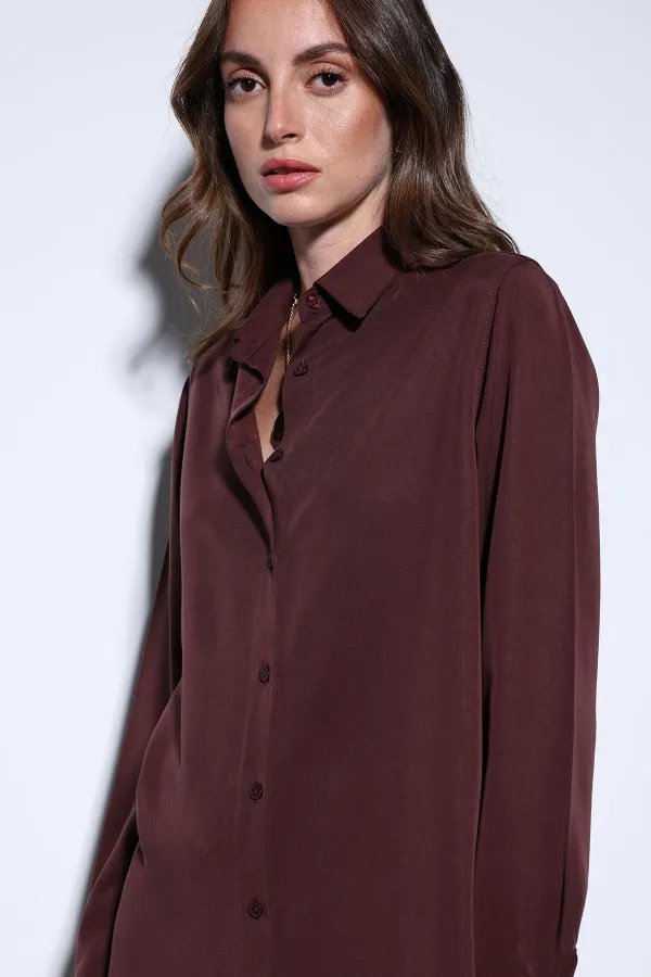 Chemise Antioch Burgundy Premium pour femmes