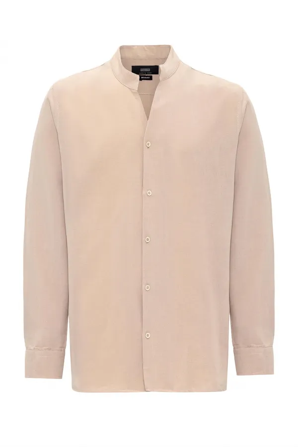 Antioch Bej Hakim Yaka Uzun Kollu Erkek Gömlek