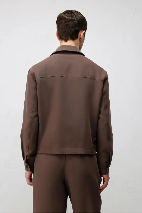 Antioch Coffee Relaxed Fit Spring Men's Jacket