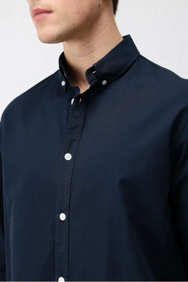 Antioch Lacivert Relax Fit Erkek Gömlek