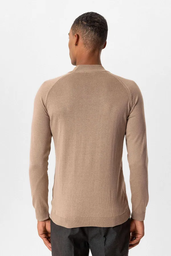 Antioch Vizon Yarım Boğazlı Erkek Triko