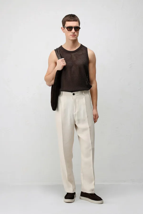 Débardeur homme en maille Antioch Coffee