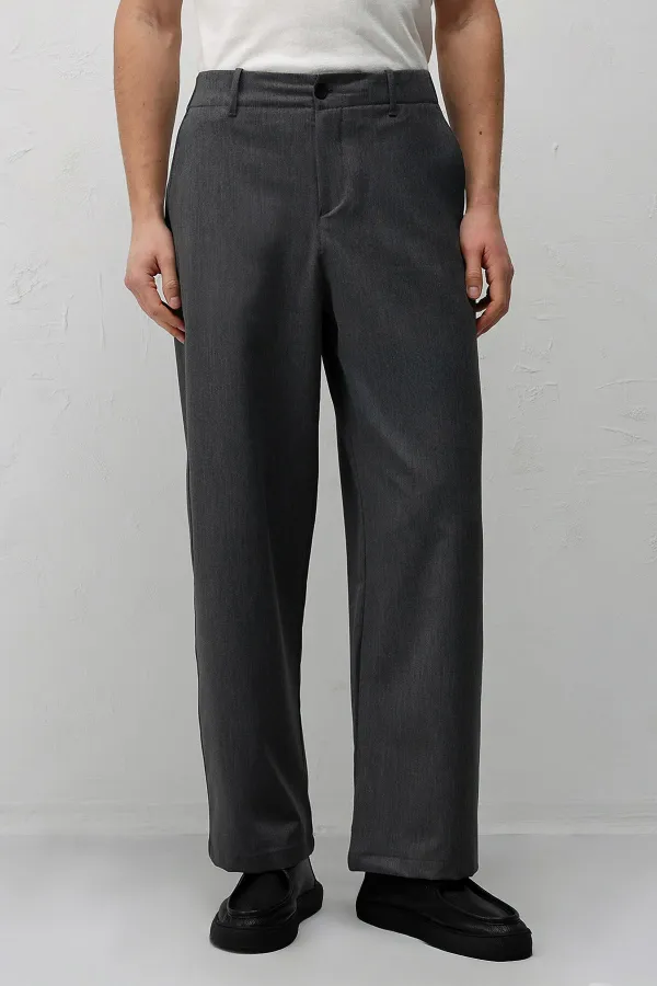 Antioch Grey Relaxed Fit Men's Trousers