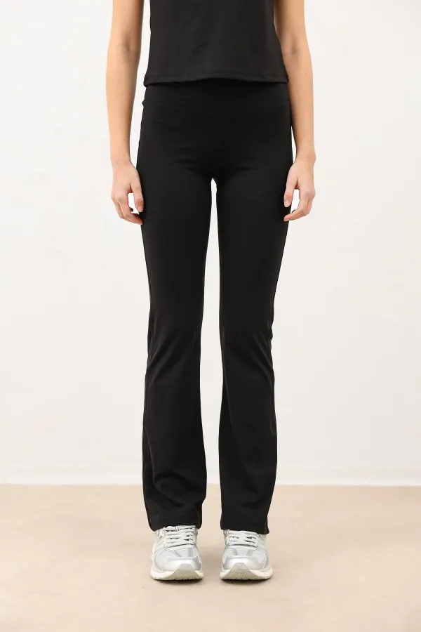 Leggings Antioch noirs taille haute pour femmes