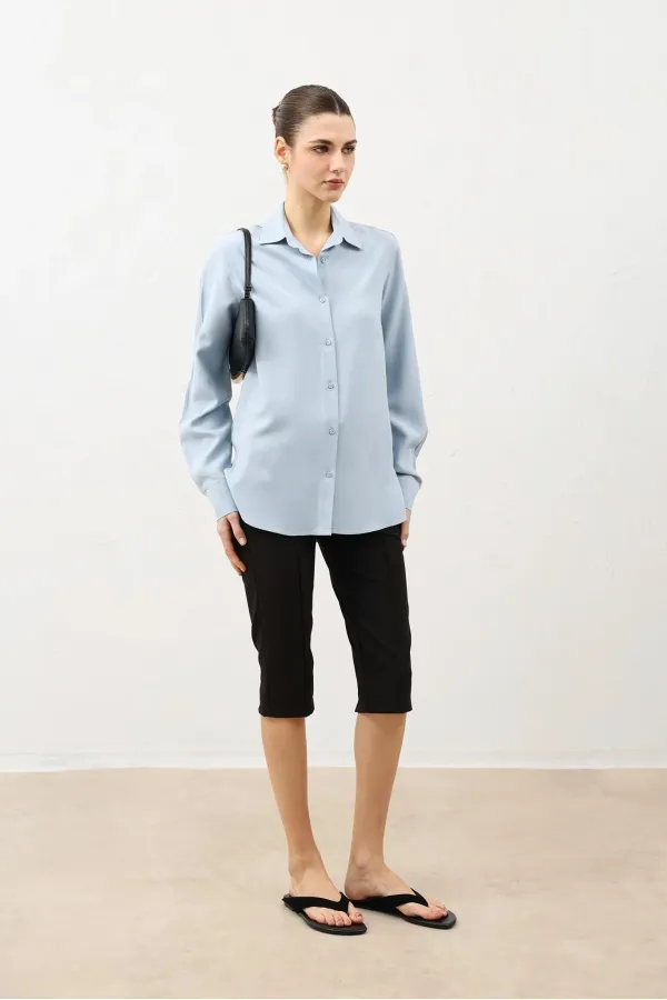 Antioch Bebe Blue Premium Women's Shirt