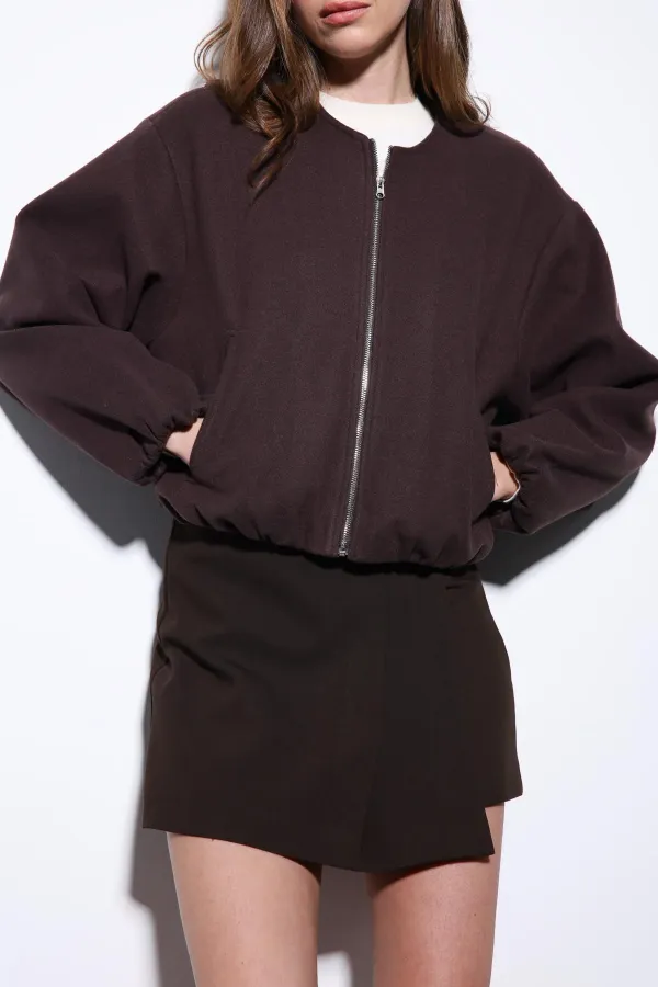 Veste courte Antioch Coffee pour femme