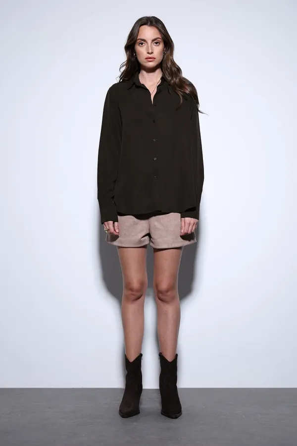 Antioch Kahve Premium Kadın Gömlek