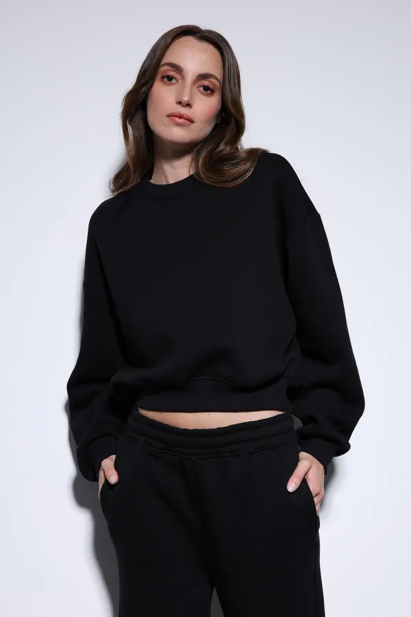 Antioch Black Basic Women's Sweatshirt