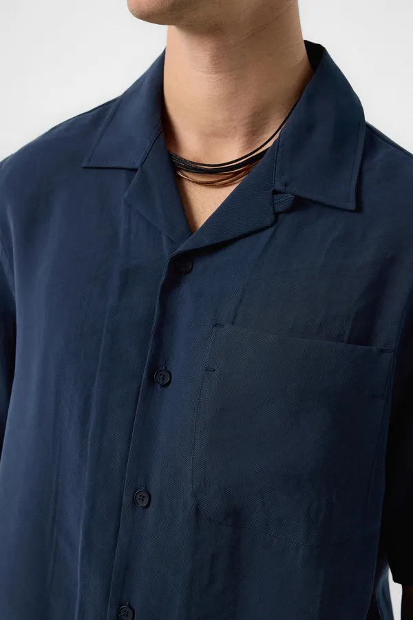 Antioch Lacivert Modal Kumaş Erkek Gömlek