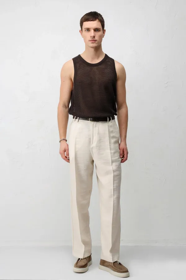 Débardeur homme en maille Antioch Coffee