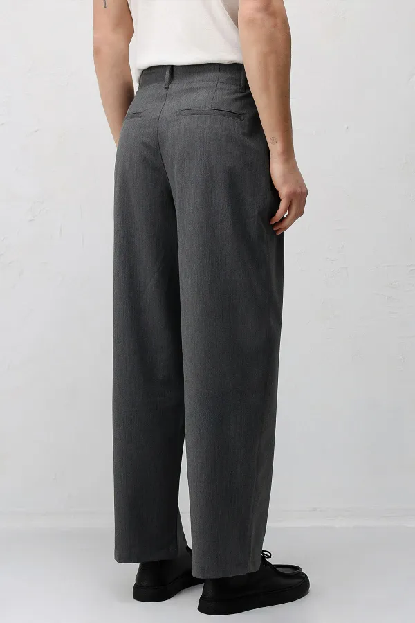 Antioch Grey Relaxed Fit Men's Trousers