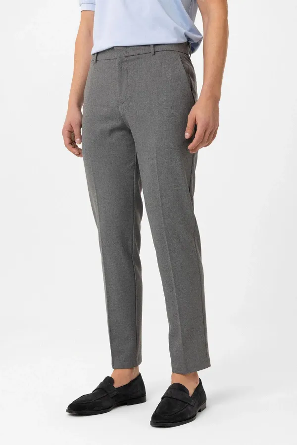 Pantalon Antioch Grey Slim Fit Comfort pour homme