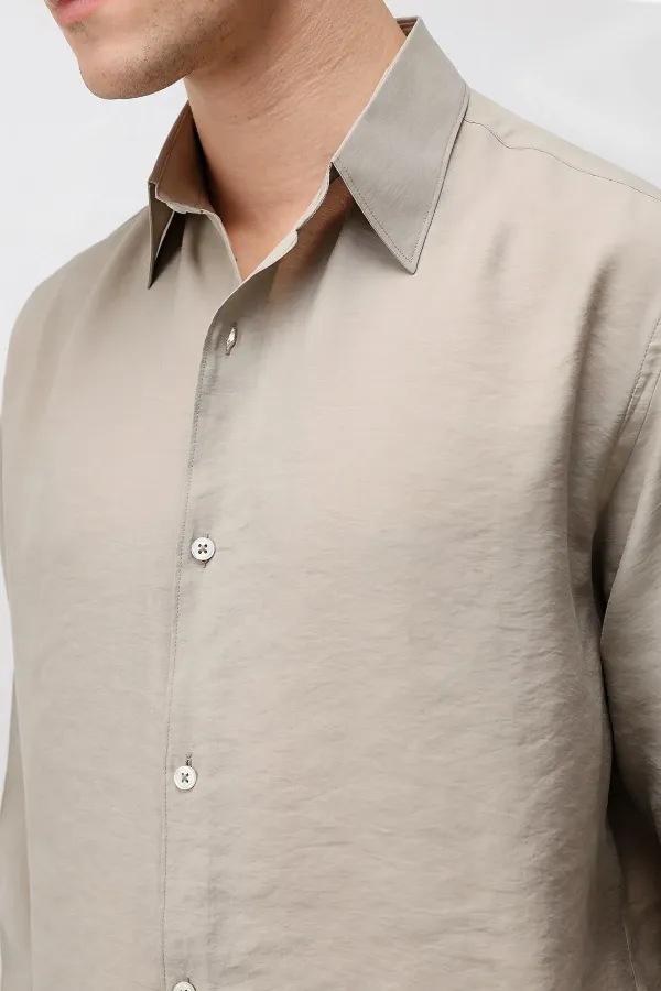 Antioch Vizon Modal Karışımlı Relax Fit Erkek Gömlek