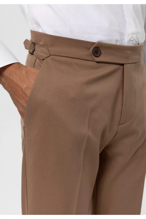 Antioch Koyu Vizon Yüksek Bel Regular Fit Erkek Pantolon