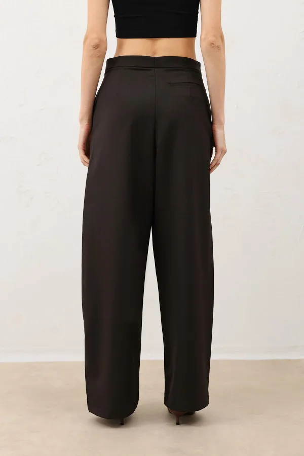 Pantalon large pour femme Antioch Coffee avec stylos