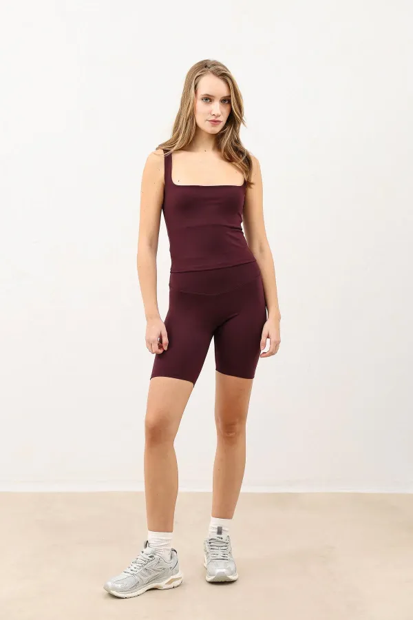 Leggings de sport courts bordeaux Antioch