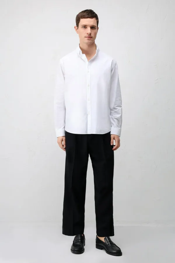 Antioch Beyaz Relax Fit Erkek Gömlek