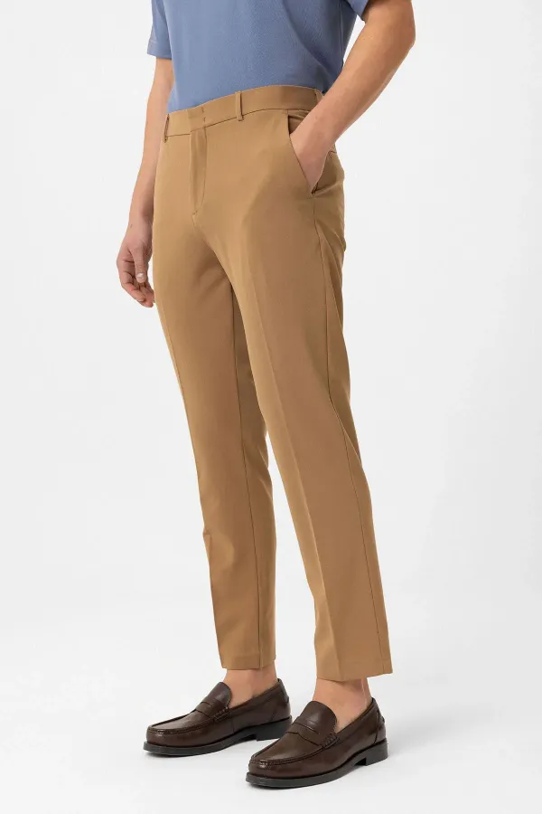 Antioch Camel Slim Fit Comfort Erkek Pantolon
