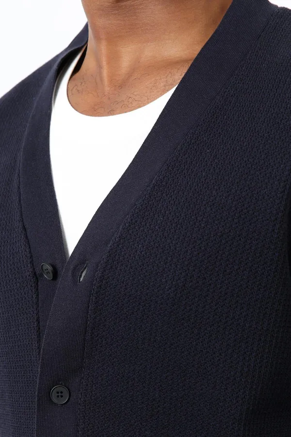 Antioch Lacivert Basic Erkek Hırka