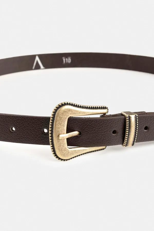 Antioch Coffee Men's Leather Belt