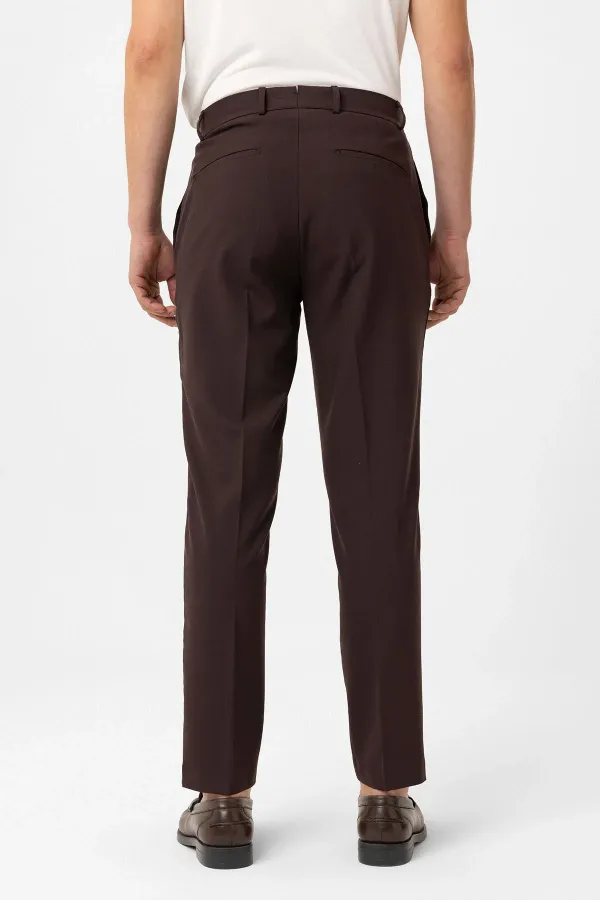 Antioch Coffee Slim Fit Comfort Men's Trousers