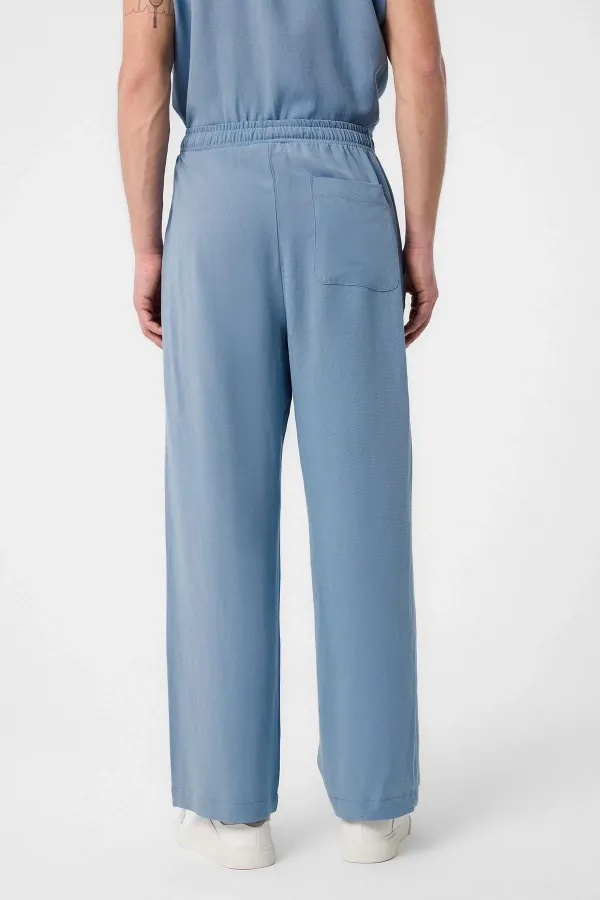 Antioch Blue Linen Blend Jogger Men's Pants