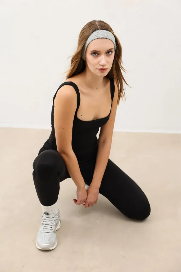 Antioch Black Strappy Women's Top