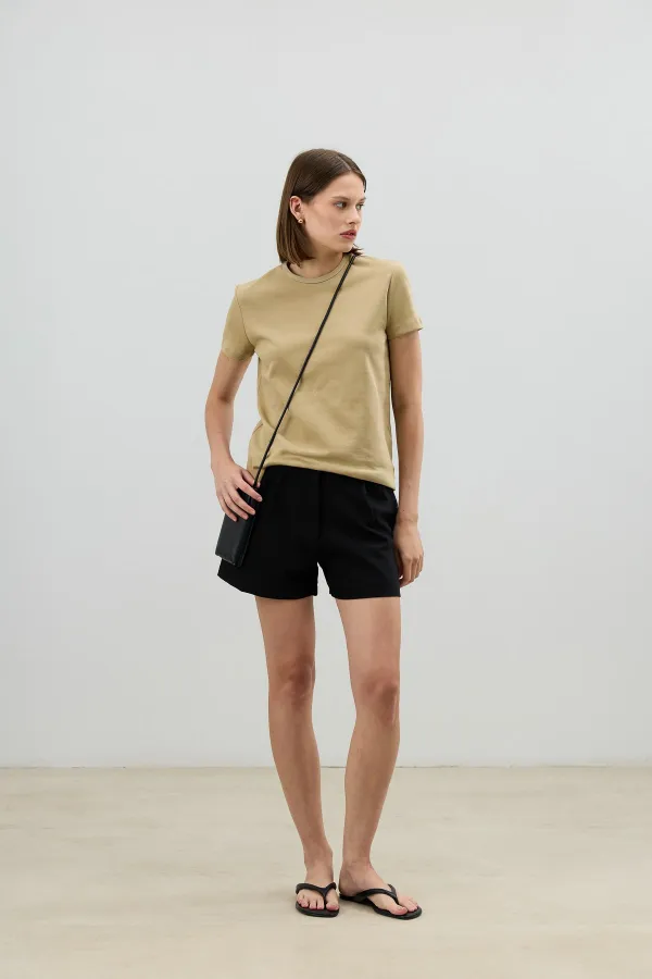 Antioch Haki Basic Kadın T-Shirt