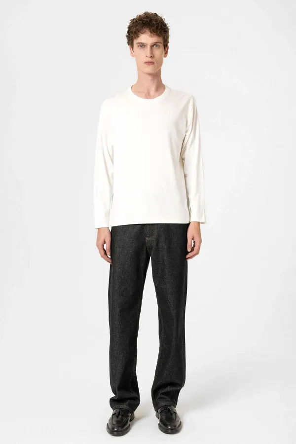 T-shirt basique blanc Antioch pour homme, coupe décontractée