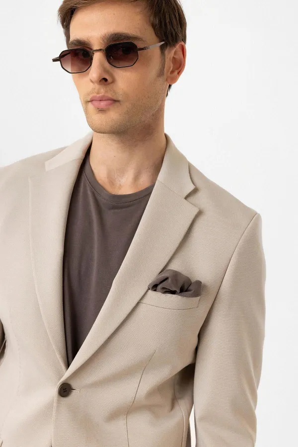 Costume homme Antioch beige coupe slim confortable